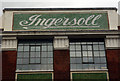 Mosaic sign, former Ingersoll watch factory, St John Street, Islington