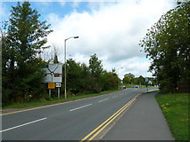 SU9849 : Road sign approaching the Stag Hill Roundabout by Basher Eyre