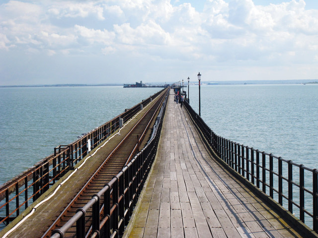 Entrance path to Southend Pier © Oast House Archive :: Geograph Britain ...