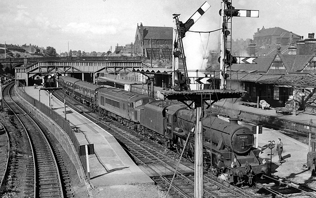 Rotherham (Masborough) Station, with train