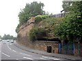 Sneinton Hermitage: railway retaining wall
