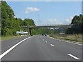 ST4789 : M48 Motorway - minor road overbridge north of Caldicot by J Whatley