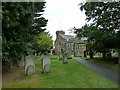 St Paul, Sarisbury Green- gravestones in the churchyard