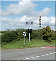 Solar- and wind-powered sign, Portskewett