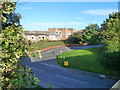 Maple Avenue from A466 bridge over the Mathern Road, Chepstow