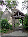 Lych gate, St John the Baptists Church, Allington