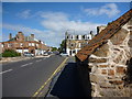 East Lothian Townscape : Main Street, Gullane - View NE From The Old Smiddy Towards The Continental Bakery and Cafe