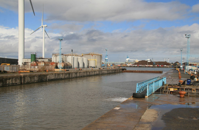 Langton entrance lock, Liverpool Docks