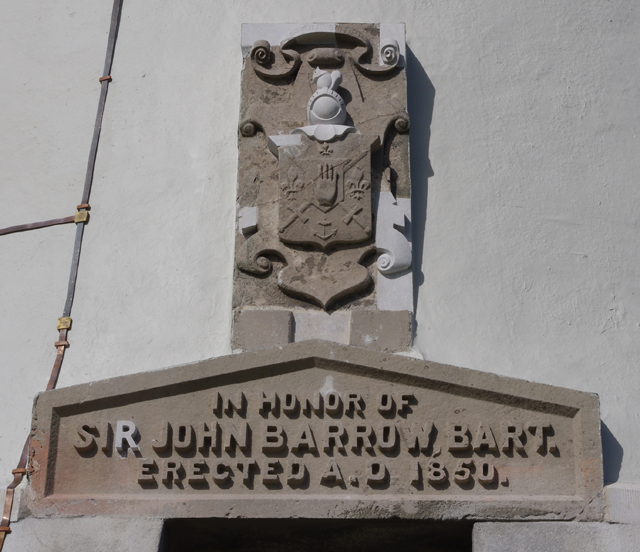 Sir John Barrow Monument (detail)