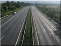 TQ9359 : M2 Motorway heading towards Faversham by David Anstiss