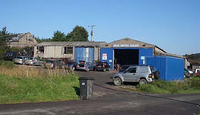 Brae Smithy Garage C Anne Burgess Geograph Britain And Ireland