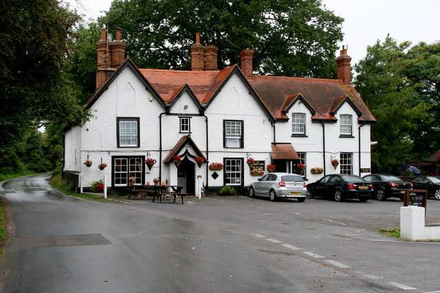 Finchampstead - The Queens Oak Public... © Brendan and Ruth McCartney ...