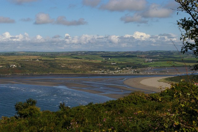 Poppit Sands from the coast path towards... © Christopher Hilton ...