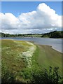 Low water levels at Ogston Reservoir