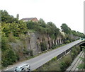 Bank reinforcement, A48, Tutshill