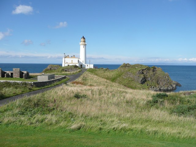 The Turnberry Lighthouse from the east © Humphrey Bolton :: Geograph ...