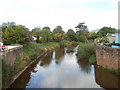 River Monnow upstream from Monnow Bridge, Monmouth