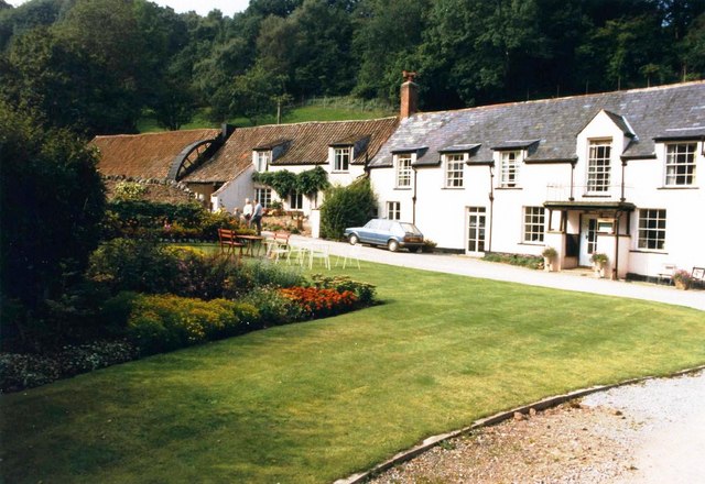 Combe House Hotel, Holford, in 1986