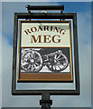 Sign for the Roaring Meg