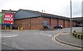 The rear of the Holyhead Lidl store