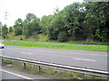 M54 and westbound slip road from Junction 6