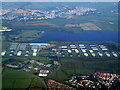 Bonded warehouses from the air