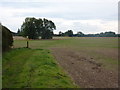 SK7968 : Footpath across fields south of Normanton on Trent by Andrew Hill