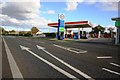 NZ4512 : Filling station on the A1044 road by Philip Barker