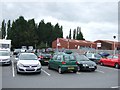 Tesco supermarket car park