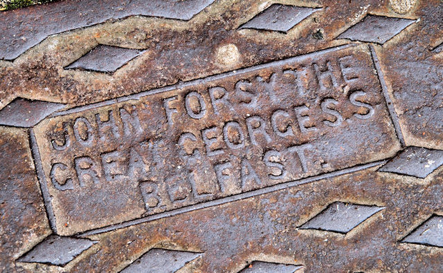 Forsythe manhole cover, Belfast (2)