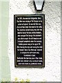 NZ2115 : The plaque at the George Hotel by Elliott Simpson