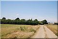 Footpath west to Godwell Farm