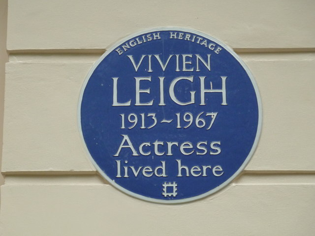 Blue plaque in Eaton Square - Vivien Leigh