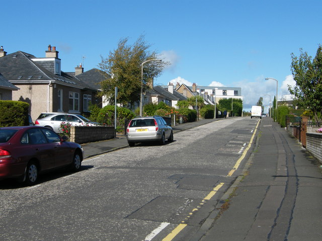 Looking North on Craigleith Hill Crescent