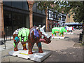 SJ4066 : Rhino Mania - #18 Rhino Mania rhino in Northgate Street by John S Turner