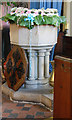 Christ Church, Wanstead Place, London E11 - Font