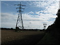 Bridleway beside the M20