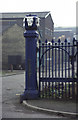 Decorative cast iron gate posts - Bradford