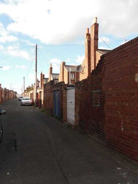 The Back Lane on Eldon Street, Sunderland