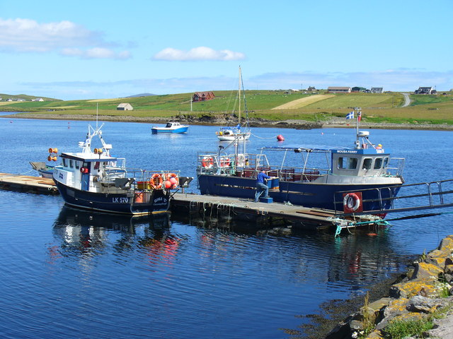 Mousa Ferry at Aith Voe