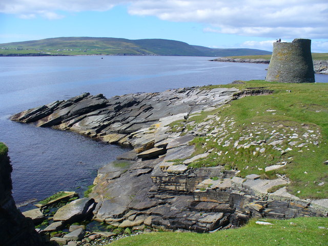 Point at Mousa Broch