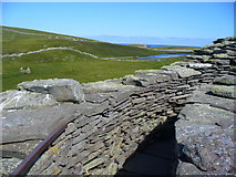 HU4523 : On Top of Mousa Broch by Colin Smith