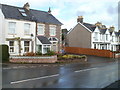 Houses at the western end of Grove Park, Cwmbran