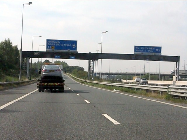 M5 Motorway - junction 18a slip road © J Whatley cc-by-sa/2.0 ...