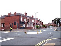 SD5706 : Running repairs to mini roundabout at Gidlow Lane by Raymond Knapman
