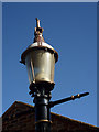 Ornate street lantern lamp, Ripon