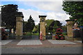 Memorial gates, Church Street, Oswestry