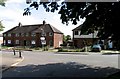 Houses opposite the entrance to Catmose College