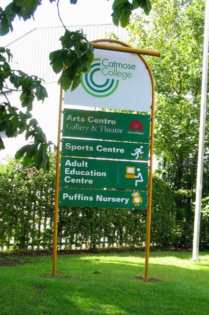 Catmose College sign