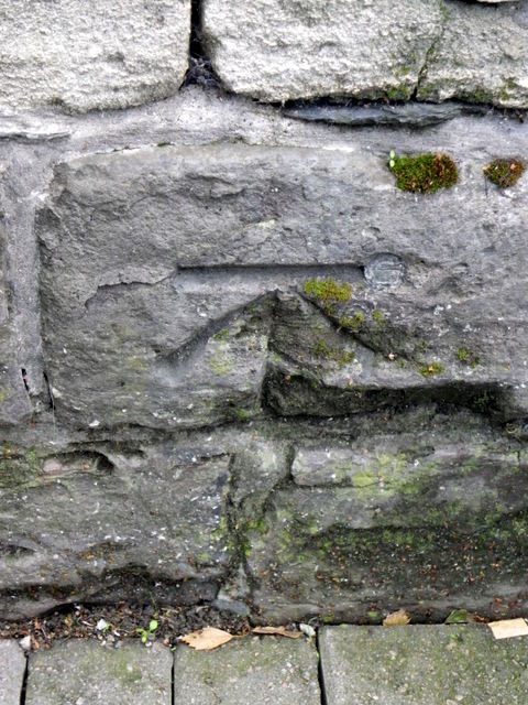 Bench Mark, Guildhall, Carmarthen